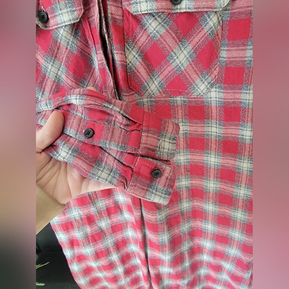 Madewell Plaid 3/4 Button Up Daywalk Shirt Dress Size Xxs - Picture 5 of 8